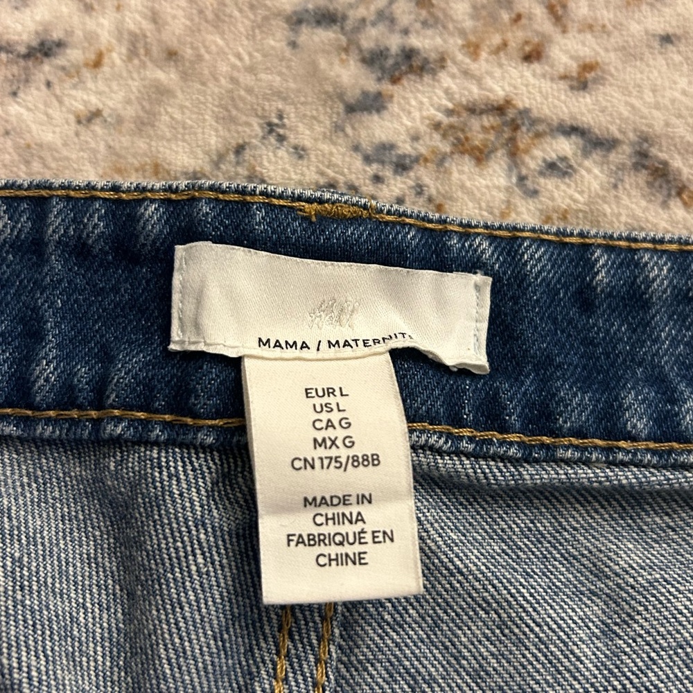 H&M Maternity before and after denim